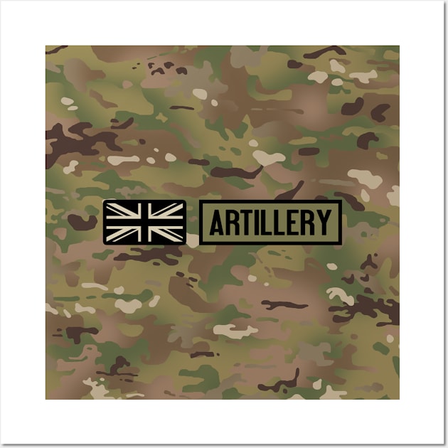 British Artillery Wall Art by Jared S Davies